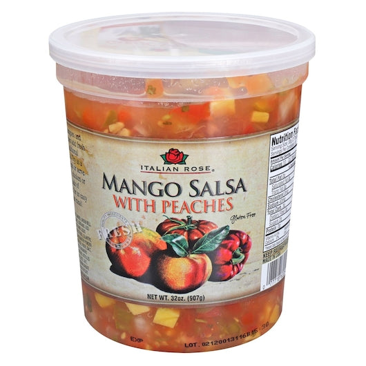 Italian Rose Mango Fruit Salsa With Peaches, 6 x 32 oz Case - DOT product image 2