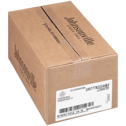 Johnsonville 10:1 Mini Brat Stadium Cooked Bratwurst, 2 x 5 lb Case - DOT product image 2