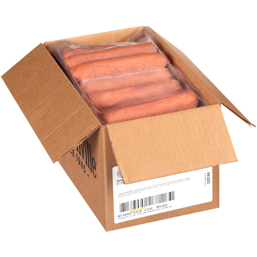 Johnsonville Sausage COOKED BEEF HOT DOG LINKS, 2 x 5 lb Case - DOT product image 2