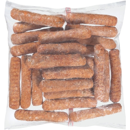 Johnsonville Premium Heat & Serve Ultimate Cooked 4:1 Bratwurst Pork Sausage Link, 2 x 5 lb Case - Frozen Meat & Seafood