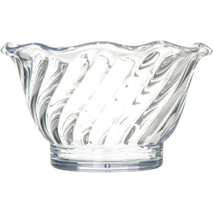Carlisle 5 Ounce Tulip Plastic Clear Dessert Dish, 1 x 24 each Case - DOT product image 8