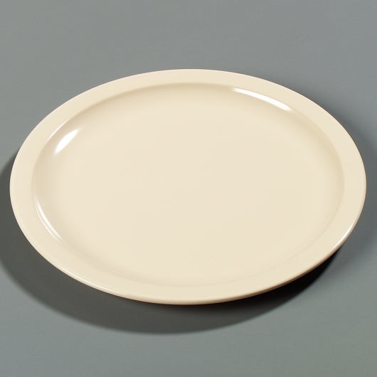 Carlisle 9 Inch Narrow Rim Tan Dinner Plate, 1 x 48 each Case - Plates Bowls