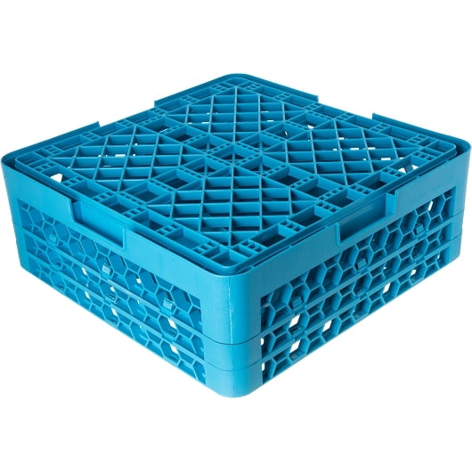 Carlisle Foodservice 20 COMPARTMENT RACK WITH 2 EXTENDERS CARLISLE BLUE, 1 x 3 each Case - DOT product image 4