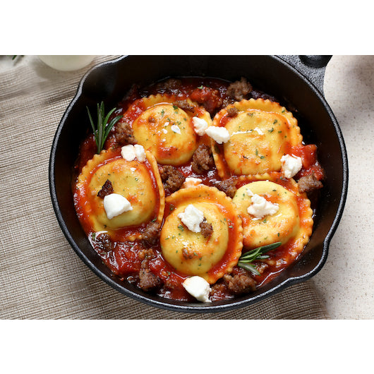 Louisa Foods 2.5 Inch Beef Ravioli Pasta, 2 x 5 lb Case - DOT product image 3