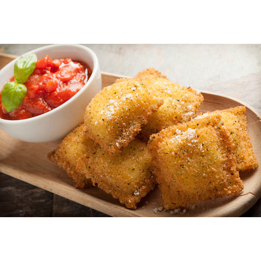 Louisa Foods 2 Inch Breaded Beef Ravioli Appetizer, 2 x 5 lb Case - DOT product image 3