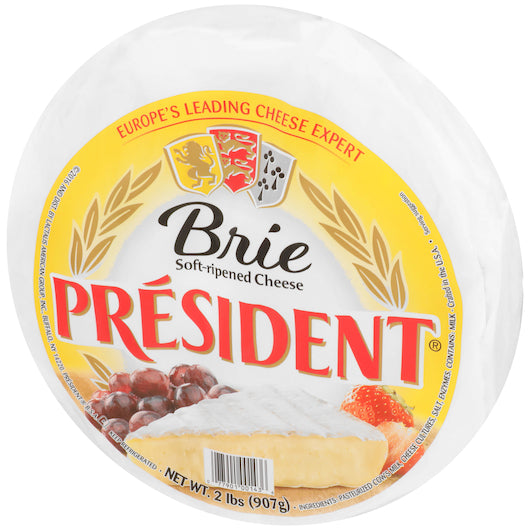 President Brie Plain, 2 x 32 oz Case - DOT product image 3