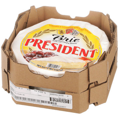 President Brie Plain, 2 x 32 oz Case - DOT product image 5