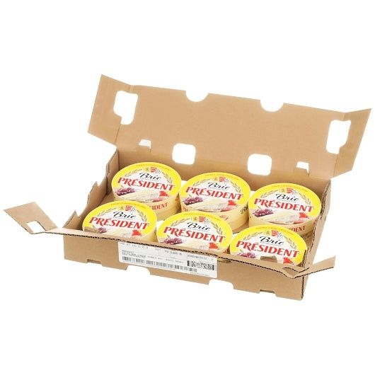 President CHEESE BRIE PLAIN, 6 x 8 oz Case - DOT product image 6