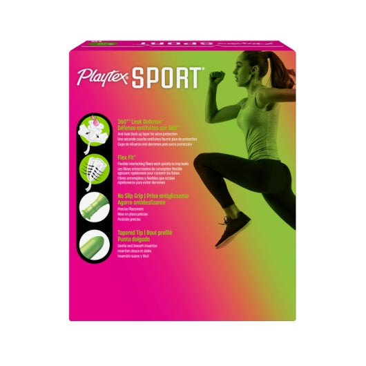 Playtex SPORT PLASTIC SUPER UNSCENTED, 2 x 6 x 18 ct Case - DOT product image 6