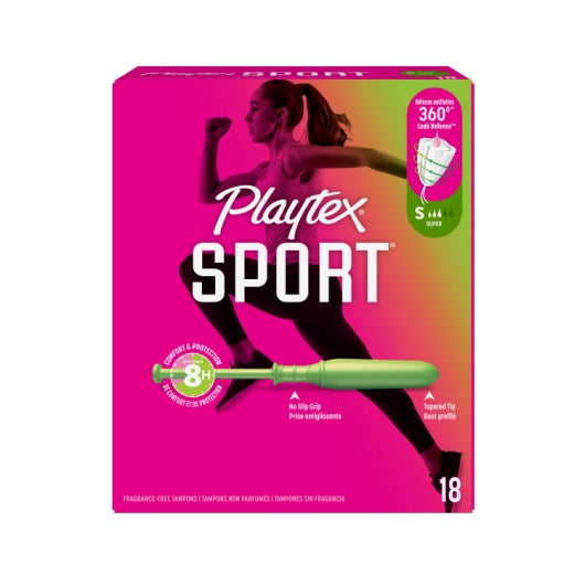 Playtex SPORT PLASTIC SUPER UNSCENTED, 2 x 6 x 18 ct Case - DOT product image 2