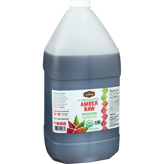Madhava Organic Amber Raw Agave, 4 x 176 fl oz Case - DOT product image 2