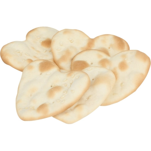 Valley Lahvosh CRACKERBREAD HEARTS ORIGINAL, 6 x 12 oz Case - GS1 product shown out of package