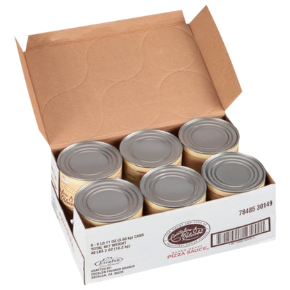 Christoforo Colombo Super PIZZA SAUCE WITH BASIL, 6 x 107 oz Case - DOT product image 5