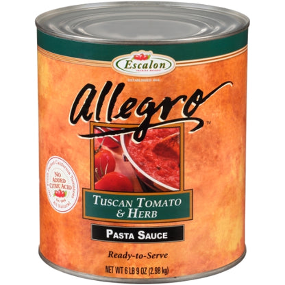 Allegro TUSCAN TOMATO & HERB, 6 x 105 oz Case - DOT product image 2