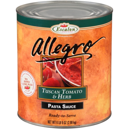 Allegro TUSCAN TOMATO & HERB, 6 x 105 oz Case - DOT product image 2