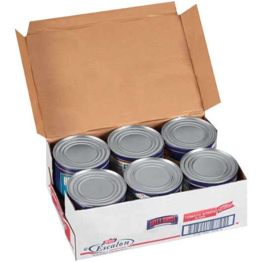 Bella Rosa Tomato Strips in Juice, 6 x 102 oz Case - DOT product image 6