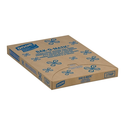 Dixie 24.38 Inch X 16.38 Inch Orange Label Grease Proof White Parchment Pan Liner, 1 x 1000 ct Case - Disposables