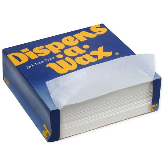 Dispens A Wax Deli Patty Paper 5.5x5.5, 24 x 1000 ct Case - Disposables
