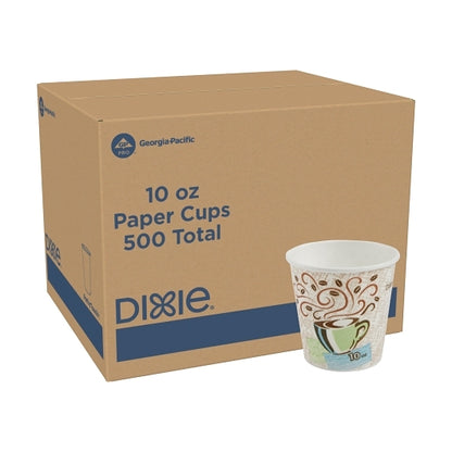 Dixie PerfecTouch CUPS 10 OUNCE COFFEE HAZELNUT, 20 x 25 ct Case - DOT product image 8