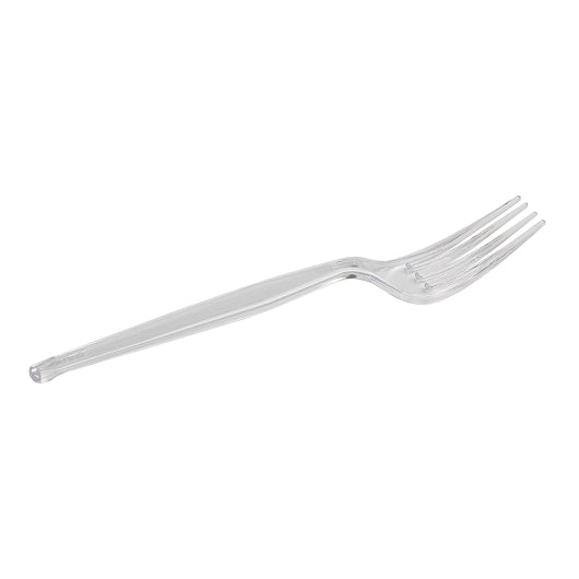 Dixie Heavy Weight Polystyrene Crystal Fork, 1 x 1000 ct Case - DOT product image 2