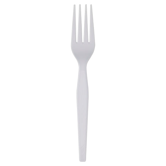 Dixie Heavy Weight Polystyrene White Fork, 10 x 100 ct Case - DOT product image 4