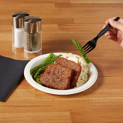 Dixie Heavy Weight Polystyrene Individually Wrapped Black Fork, 1 x 1000 ct Case - DOT product image 4