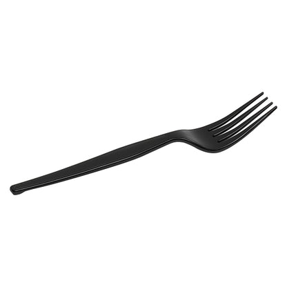 Dixie Heavy Weight Polystyrene Individually Wrapped Black Fork, 1 x 1000 ct Case - DOT product image 3