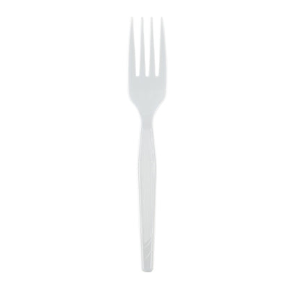 Dixie Medium Weight Polystyrene Individually Wrapped White Fork, 1 x 1000 ct Case - DOT product image 5