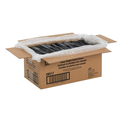 Dixie Heavy Weight Polystyrene Black Knife, 1 x 1000 ct Case - DOT product image 2