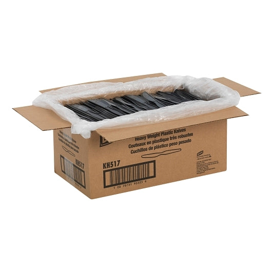 Dixie Heavy Weight Polystyrene Black Knife, 1 x 1000 ct Case - DOT product image 2
