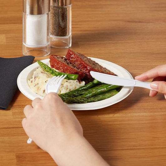 Dixie Medium Weight Polystyrene White Knife, 1 x 1000 ct Case - DOT product image 2