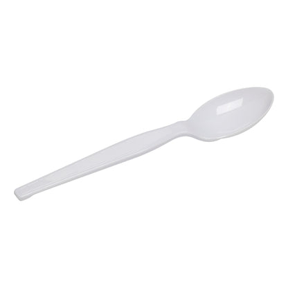 Dixie 6 Inch Heavyweight Polystyrene White Spoon, 1 x 1000 ct Case - DOT product image 2