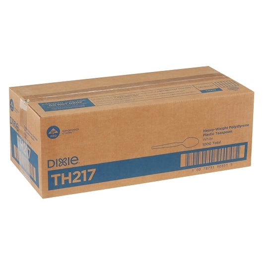 Dixie 6 Inch Heavyweight Polystyrene White Spoon, 1 x 1000 ct Case - DOT product image 5