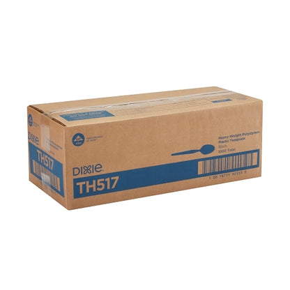 Dixie Gp Pro Heavy Weight Polystyrene Plastic Black Teaspoon, 1 x 1000 ct Case - DOT product image 3