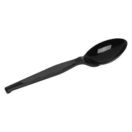 Dixie Medium Weight Polystyrene Black Teaspoon, 1 x 1000 ct Case - DOT product image 2