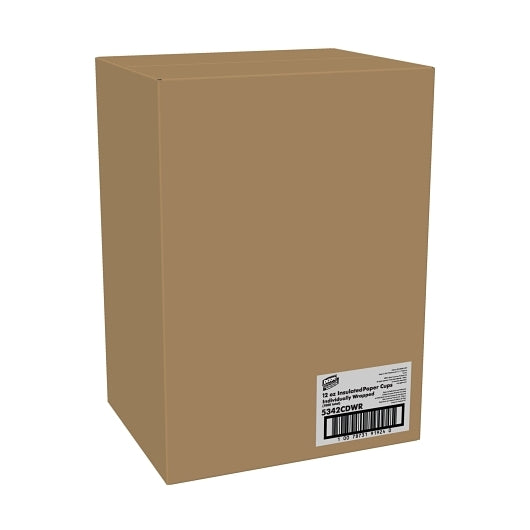 Dixie PerfecTouch 12 oz. Wrapped Insulated Paper Hot Cups, 1 x 1000 ct Case - DOT product image 6