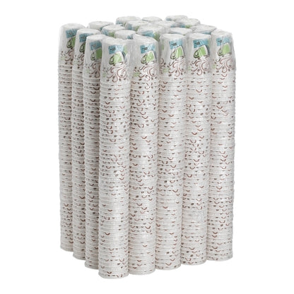 Dixie PerfecTouch 12 oz. Wrapped Insulated Paper Hot Cups, 1 x 1000 ct Case - DOT product image 2