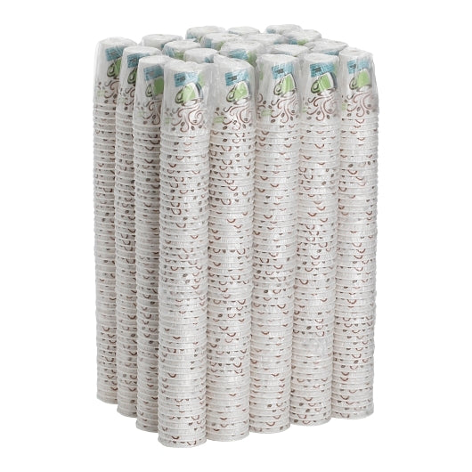 Dixie PerfecTouch 12 oz. Wrapped Insulated Paper Hot Cups, 1 x 1000 ct Case - DOT product image 2