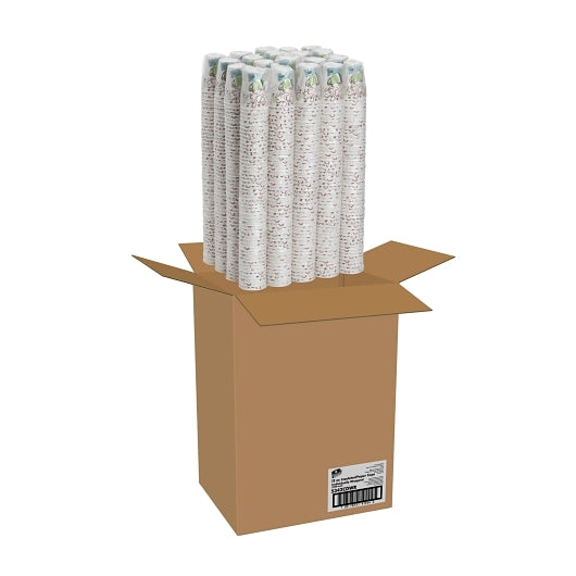 Dixie PerfecTouch 12 oz. Wrapped Insulated Paper Hot Cups, 1 x 1000 ct Case - DOT product image 5