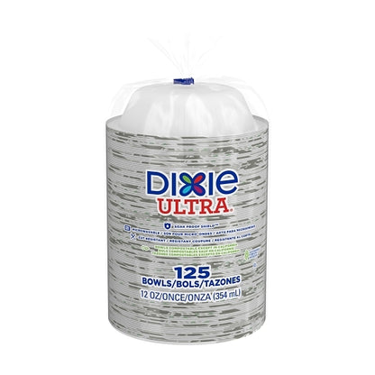 Dixie Products Ultra 12 Ounce Heavy Weight Paper Bowl, 8 x 125 ct Case - DOT product image 2