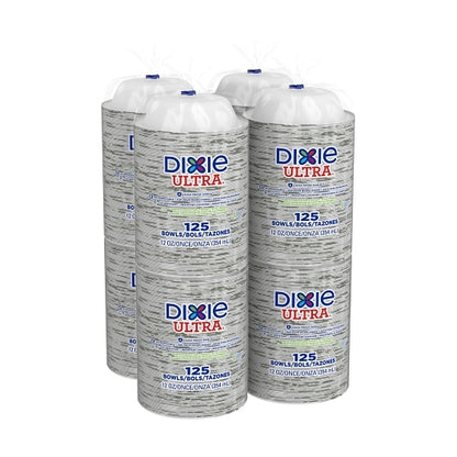 Dixie Products Ultra 12 Ounce Heavy Weight Paper Bowl, 8 x 125 ct Case - DOT product image 3
