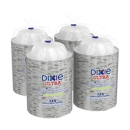 Dixie Products Ultra 20 Ounce Heavy Weight Paper Bowl, 4 x 125 ct Case - DOT product image 5