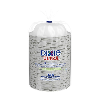 Dixie Products Ultra 20 Ounce Heavy Weight Paper Bowl, 4 x 125 ct Case - DOT product image 4