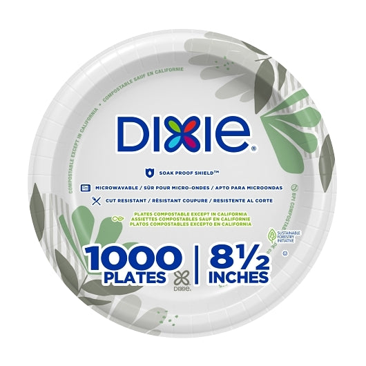 Dixie Pathways Paper Plate, 8 x 125 ct Case - DOT product image 2
