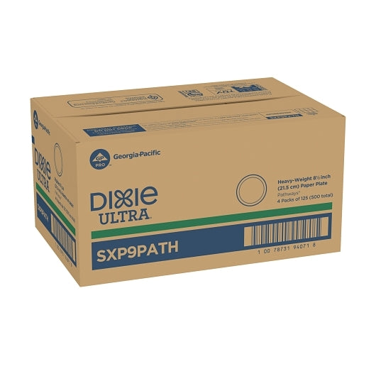Dixie 8.5 Inch Pathway Plate, 4 x 125 ct Case - DOT product image 7