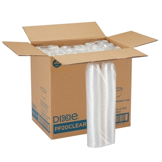 Dixie 2 Ounce Clear Portion Cup, 12 x 200 ct Case - DOT product image 6