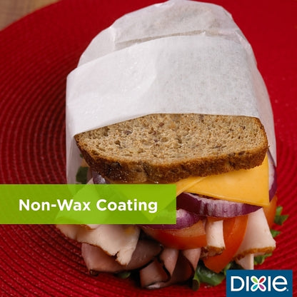 Quik-Rap Highly Grease-Resistant HIGHLY GREASE RESISTANT SANDWICH PAPER 14X14, 4 x 1000 ct Case - DOT product image 5