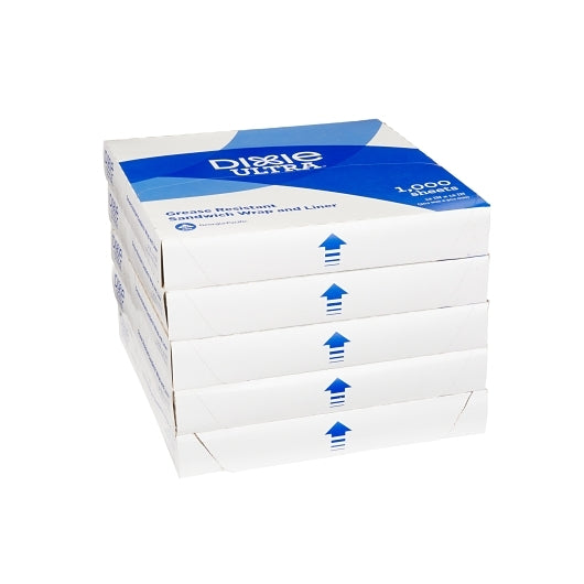 Dixie Ultra HIGHLY GREASE RESISTANT SANDWICH PAPER 12" X 12" X 2.5" WHITE, 5 x 1000 ct Case - DOT product image 6