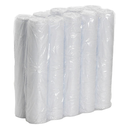 Dixie White Lid Fits Perfectouch 10 and 20 Ounce Paper Hot Cup, 10 x 100 ct Case - DOT product image 2