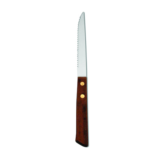 Oneida Ecoline 8 Inch Bubinga Steak Knife, 1 x 36 each Case - Flatware